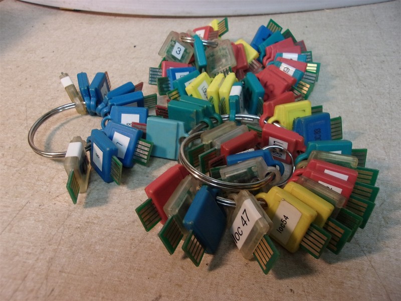 Industrial Machine Keys HUGE Assorted Lot of 59 *FREE SHIPPING*