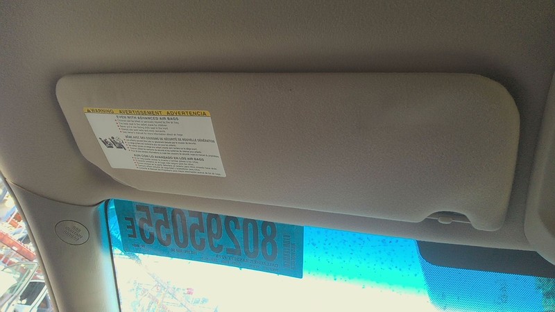 Sun Visor TOYOTA SIENNA Left 05 06 07 08 09 10
