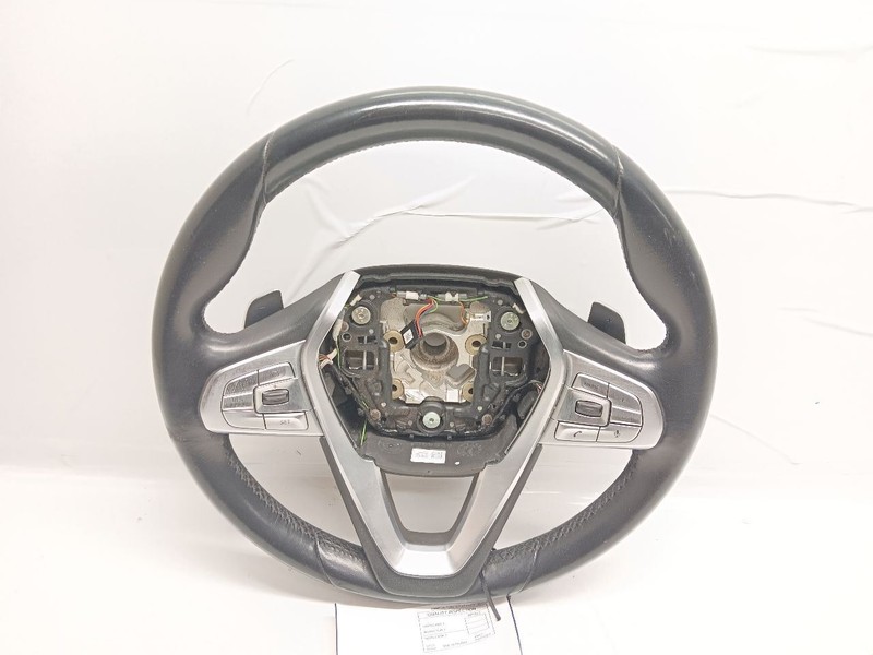 BMW G11 G12 740 750 Sport Steering Wheel Black Leather w/ Shifters