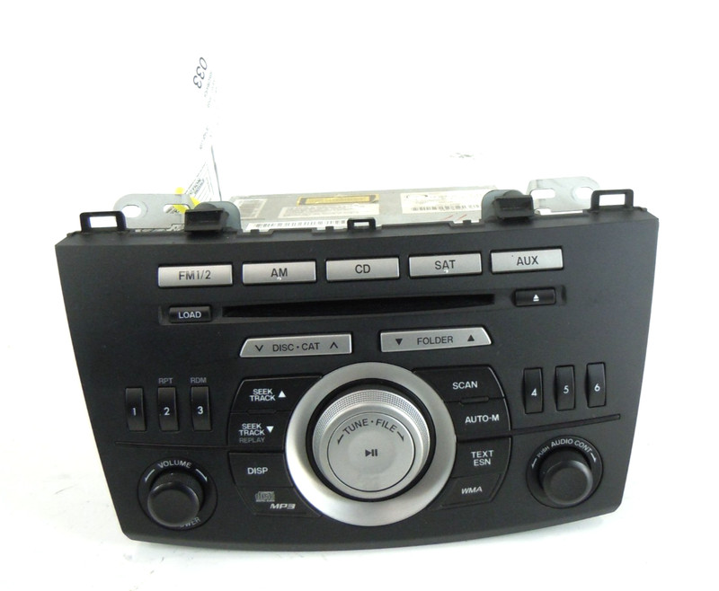2010 10 Mazda 3 AM FM Radio CD Disc MP3 Player Receiver OEM BBM2 66 AR0A