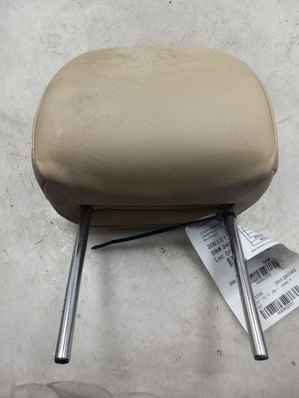 10 LEXUS RX350 FRONT PASSENGER RIGHT HEADREST LEATHER
