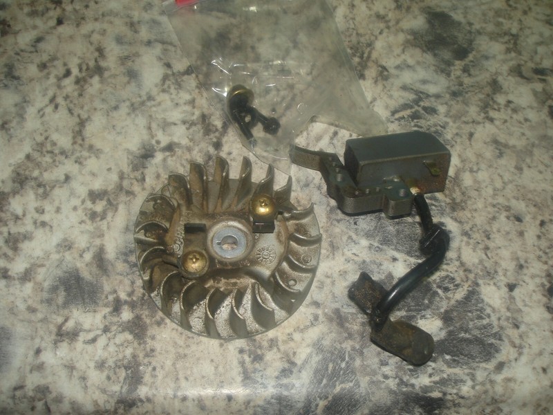 ECHO cs-341 coil and flywheel chainsaw part bin 80