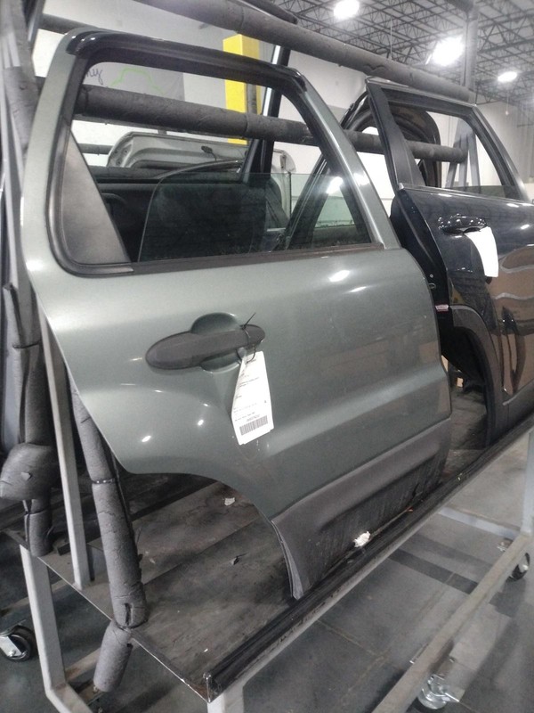 2007 Ford Escape Green Right Rear Door OEM Good Condition No Rust 283657