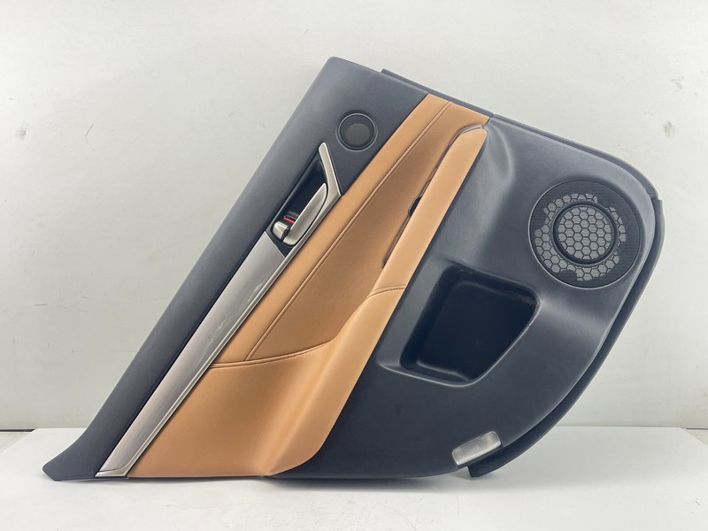 11-15 LEXUS GS 350 Rear Door Panel Trim Left Black/Orange 67640-30P90 OEM