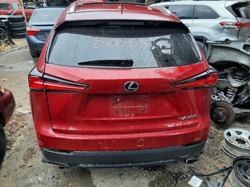 18 19 20 21 LEXUS NX300 F-SPORT REAR BUMPER WITH PARK ASSIST RED-3R1 SCRATCHES