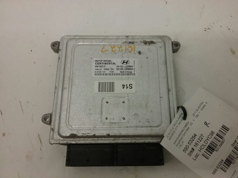 Engine ECM Electronic Control Module 1.8L Automatic Fits 11 ELANTRA 1396957