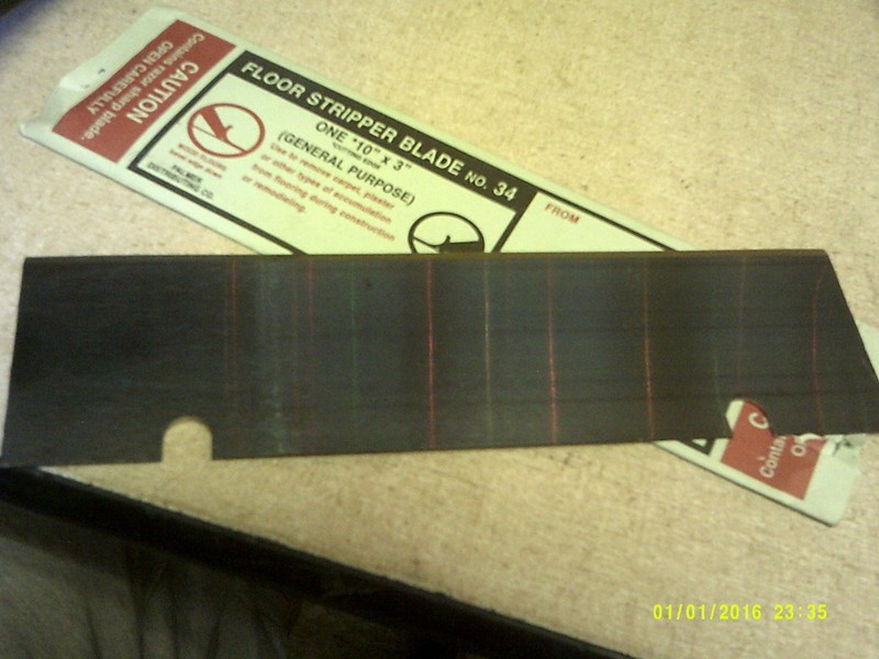 NEW Floor Stripper Blade No. 34 10" x 3"*FREE SHIPPING*
