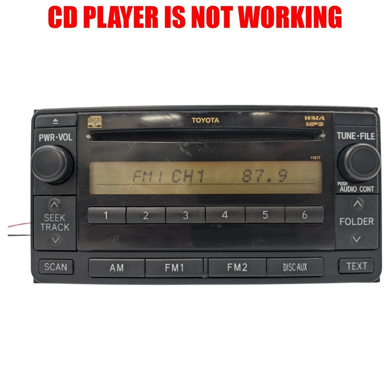 2007-2010 Toyota FJ Cruiser 4x4 CD Player Radio Stereo Receiver 86120-35400 OEM