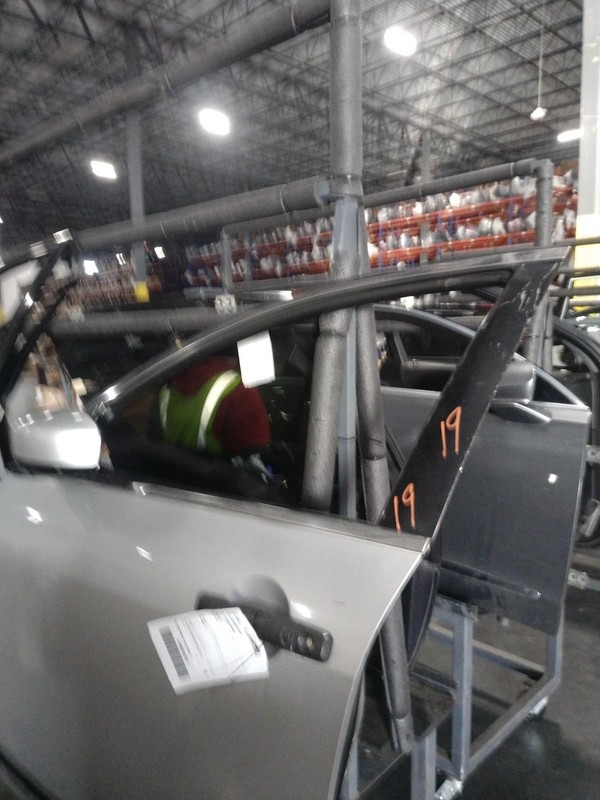 2011 INFINITI G25 Left Front Door Silver Used OEM Part DENT 140K Miles