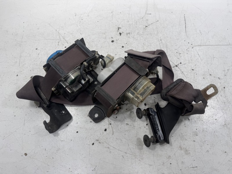 87-89 Honda Accord 2DR Right Seat Belt Burgundy OEM