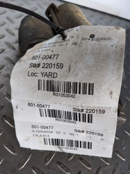 Alternator Fits 10-17 EQUINOX 1053042