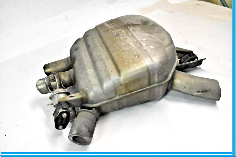12-18 BMW F12 650i 640i Rear Left Driver Side Exhaust Muffler Dual Tips OEM