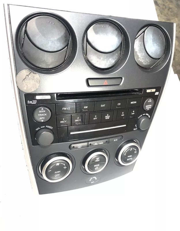 2006-2007 MAZDASPEED 6 MAZDA SPEED STEREO RADIO CLIMATE CONTROLS AIR VENTS OEM