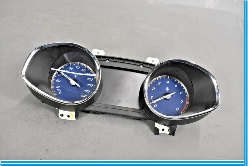 14-17 Maserati Quattroporte S Q4 M156 3.0L Instrument Cluster Speedometer OEM
