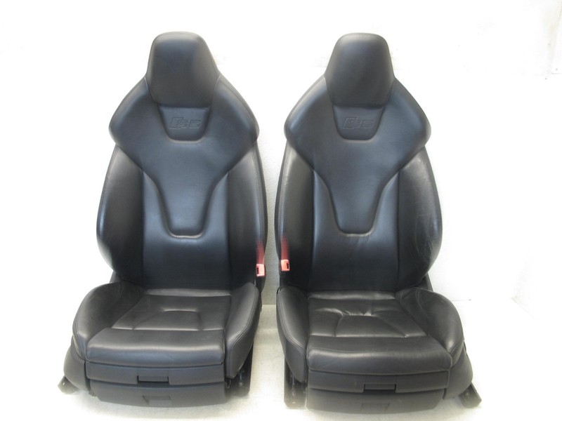 08-17 AUDI 8T S5 SPORT SEAT COMPLETE TRACK FRONT LEFT RIGHT OEM 031125