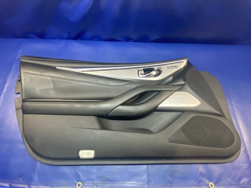 2017 - 2020 INFINITI Q60 FRONT LEFT DRIVER SIDE INTERIOR DOOR TRIM PANEL # 76370