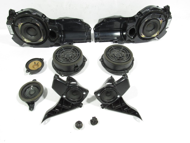 10-18 Audi A7 C7 2018 Audio Speaker Tweeter Subwoofer Set 10 PCS ;