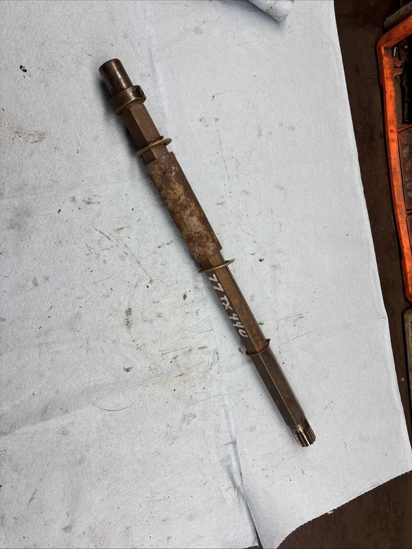 1976 - 1978 Vintage Snowmobile polaris TX440 track driver shaft