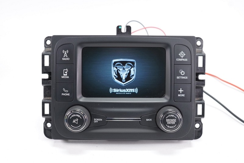 DODGE RAM Radio Receiver Screen Display VP2 TESTEDWith Code OEM 2013 - 2016