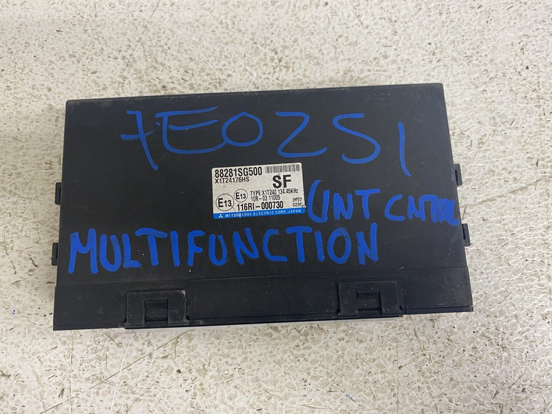 2014 Subaru Forester Multifunction Control Module Computer 88281SG500