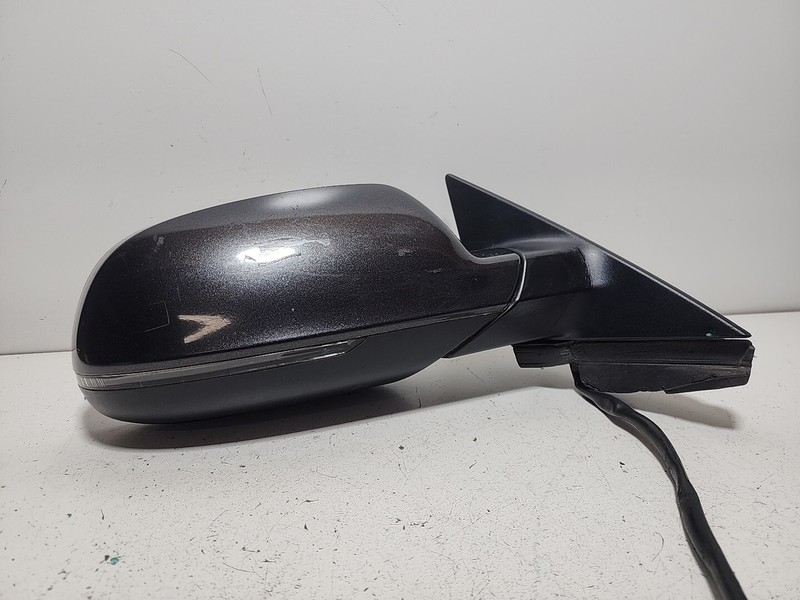 2011 - 2013 Audi A3 Right Mirror Brown (6 Wires) RH RF Turn Signal Manual Foldin