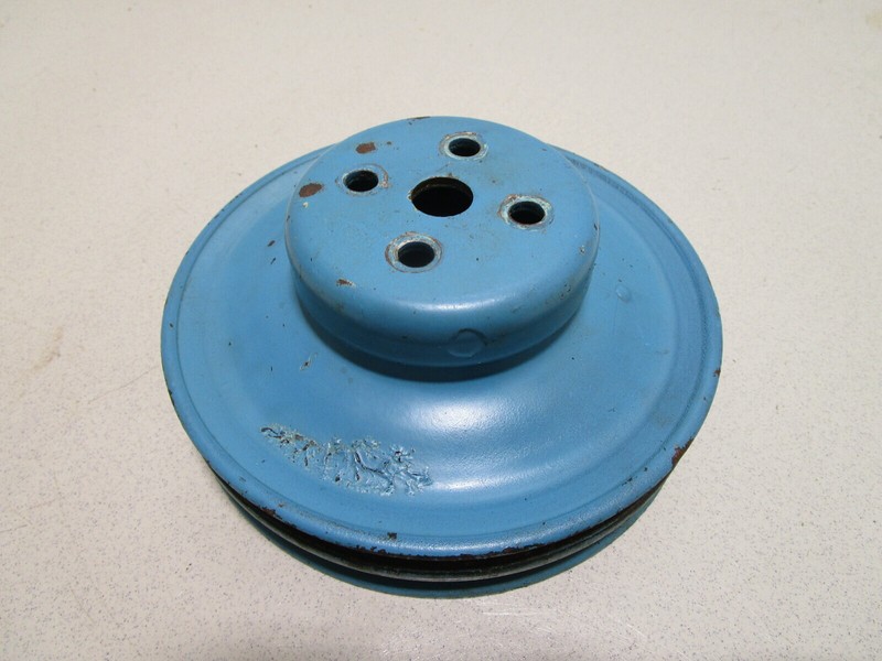 D2JL-8509-E Ford V8 Water Pump Pulley 2 Belt Groove OMC Mercruiser Stern Drive