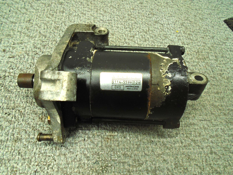 USED STARTING MOTOR ASSY 61A-81800-01-00 YAMAHA 1990 & 2003 200-250 HP OUTBOARD