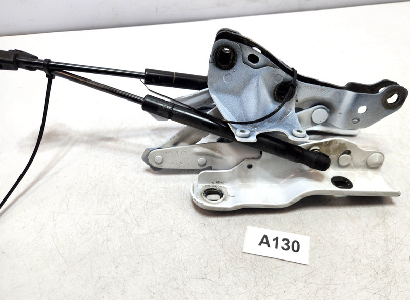 ✅ 16-23 OEM Tesla Model X Front Right Left Driver Passenger Hood Hinge White SET