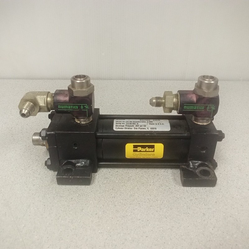 Parker Air Cylinder W/ Fittings 01.50 CC2ANU19AC 2.500 Series 2AN