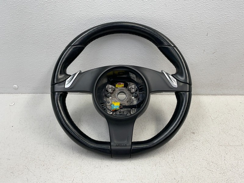 2012-2016 Porsche 991 911 Steering Wheel Assembly W/Switches Black 1569 OEM