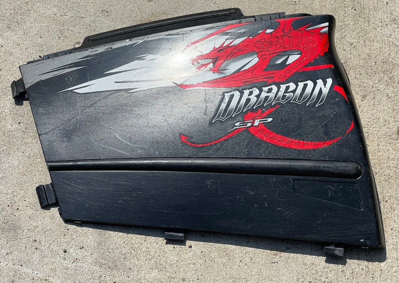 Polaris Snowmobile Dragon 600 700 Left hand side panel 2007-2009 2633398-070