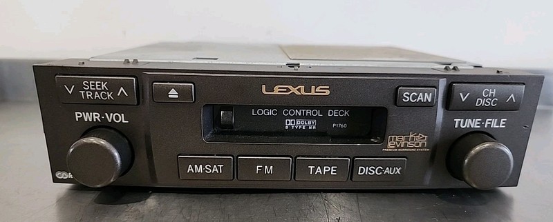 8612060820 | 2003 - 2009 Lexus GX470 SAT AM FM Radio Tape AUX Player OEM PIONEER