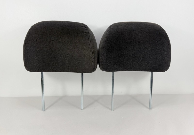 2000-2002 Silverado Sierra Front Headrests Pair Dark Gray Cloth SET L & R OEM