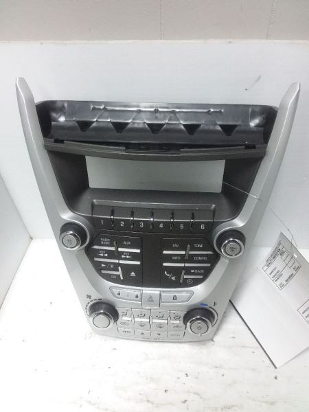 Radio And Temperature Control Panel AM FM XM CD MP3 Fits 10-11 EQUINOX 22766834