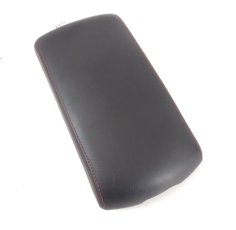 2008-2010 Nissan Rogue Center Console Arm Rest Lid OEM Red Stitching