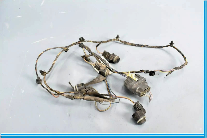 12-15 Jaguar XF X250 Front Bumper PDC Park Assist Sensors W/ Wiring Harness OEM