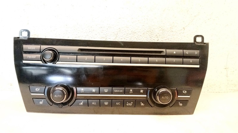 09-15 BMW F01 F02 750i 740Li RADIO HVAC CLIMATE CONTROL UNIT SWITCH PANEL OEM 07