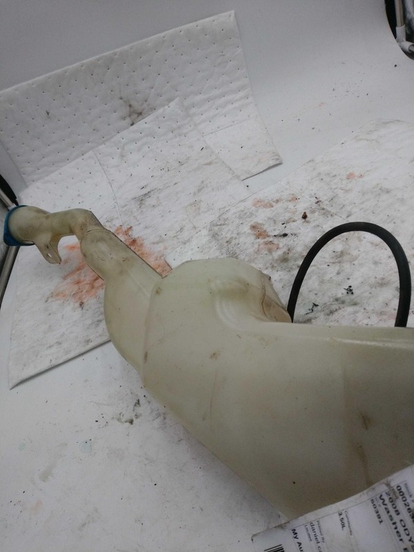 2008 Honda Odyssey Washer Fluid Reservoir Maroon OEM 76840SHJA01 170K Miles