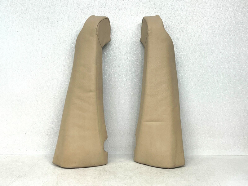 ⭐2014-2018 BMW X5 F15 REAR LEFT & RIGHT SEAT BOLSTER PAD COVER BEIGE OEM LOT2473