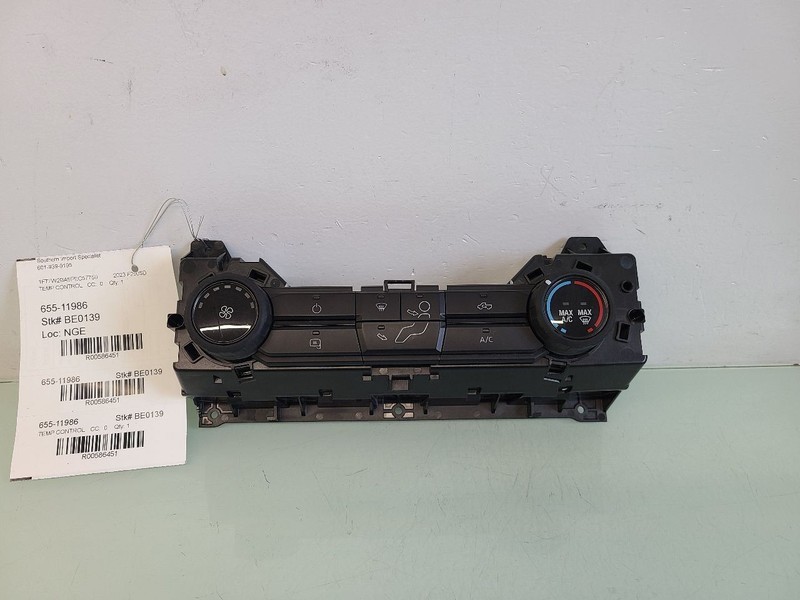 Temperature Control With Heated Back Glass Fits 23-24 FORD F250SD PICKUP 586451