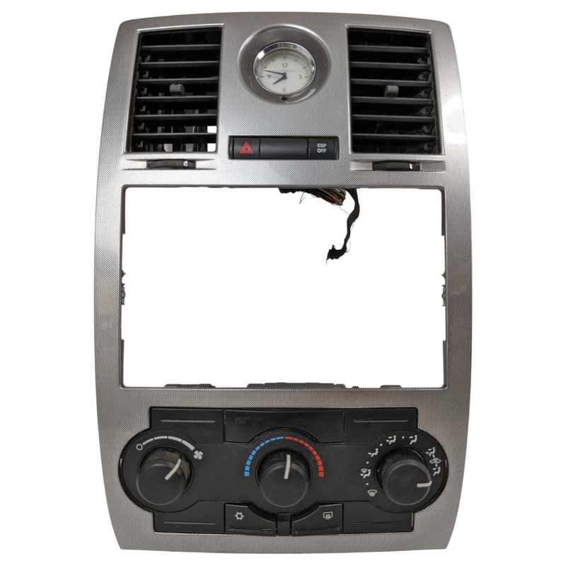 2005-2007 Chrysler 300 Dodge Charger AC Heater Climate Control Radio Bezel