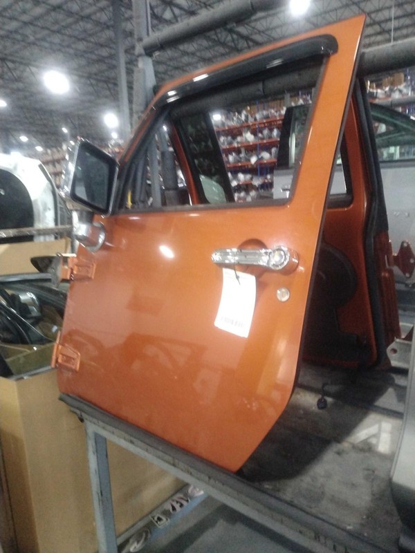 2010 Jeep Wrangler Left Door Orange - Good Condition, No Rust, 124K Miles