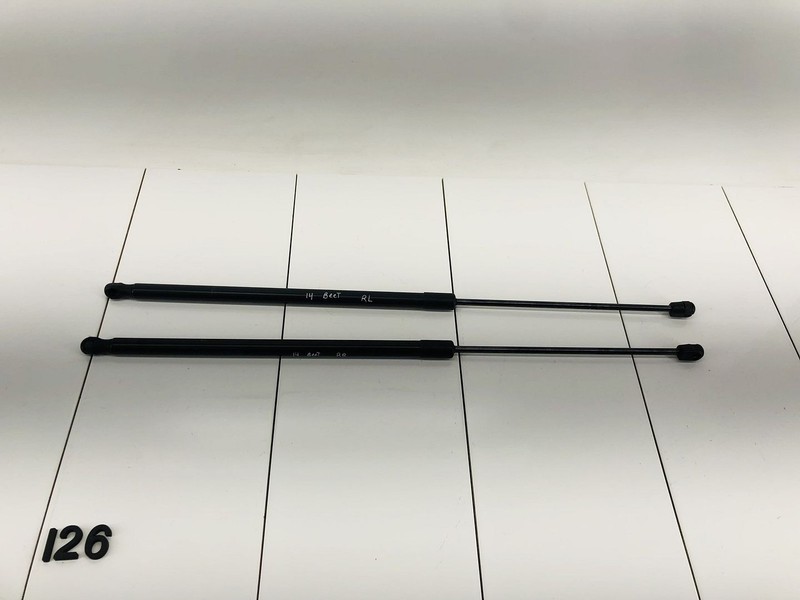 12-19 VOLKSWAGEN BEETLE REAR LEFT & RIGHT LIFTGATE LIFT CYLINDER SUPPORT OEM