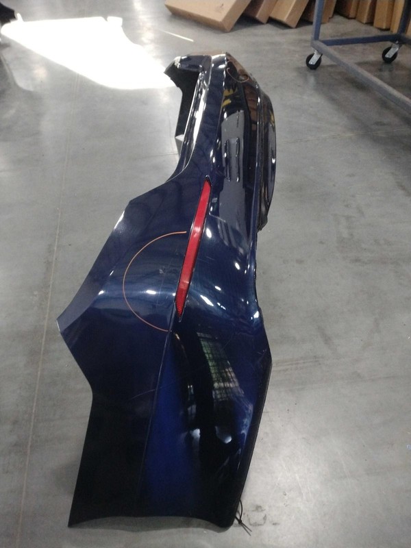 2019 Honda Accord Blue Rear Bumper Assembly OEM Used Scratches 96K Miles
