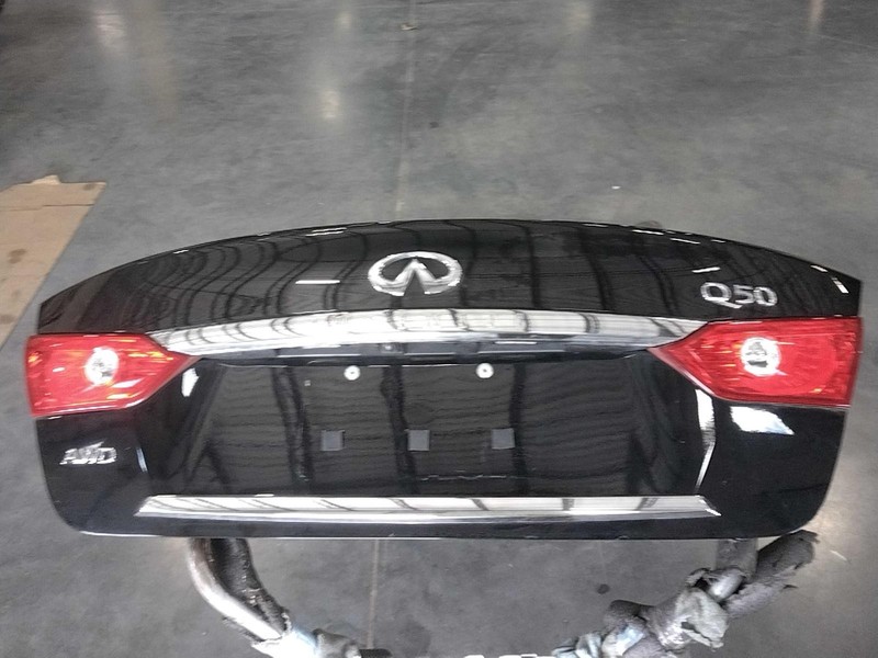 2016 INFINITI Q50 Deck Lid Trunk Lid BLACK OEM Used 265504HB1C 265554HB1C