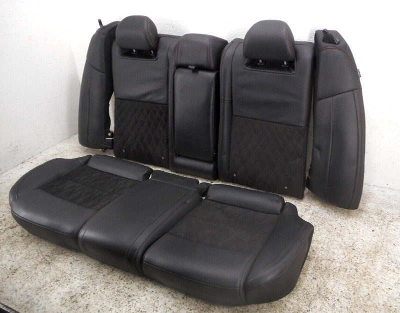 19 Nissan Maxima Rear Lower Bottom Upper Back Seat Set OEM Rust Stitching