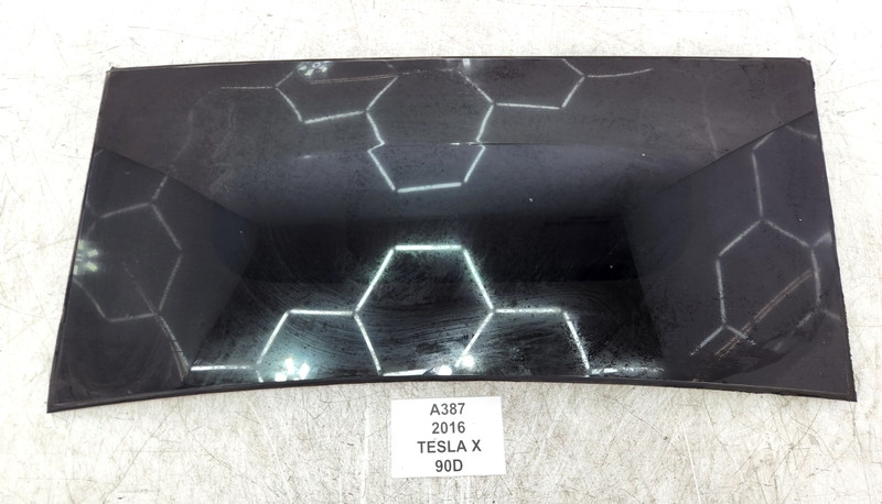 ✅ 2016-2020 OEM Tesla Model X Rear Left Driver Side Falcon Door Upper Roof Glass