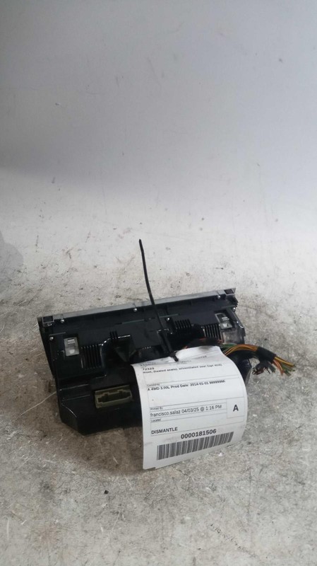 2014 AUDI Q7 A/C Selector Switch OEM Black 94K Mi 4WD Heated Ventilated Seats