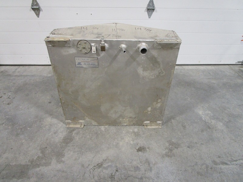 Aluminum Marine Boat Gas Tank Fuel Cell 27 GAL 26" x 27 5/8" x 11 5/8"