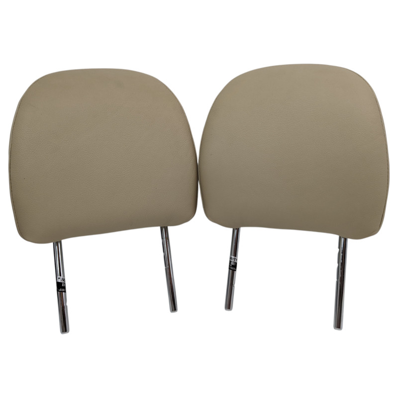 2010-2012 LEXUS HS250H Front Headrest Leather BEIGE Left and Right OEM